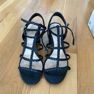 Schutz Strappy Block Heel Sandals